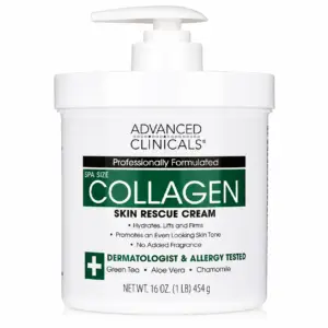 Advanced Clinicals Lotion au collagène pour le soin de la peau (454 g / 16 oz)