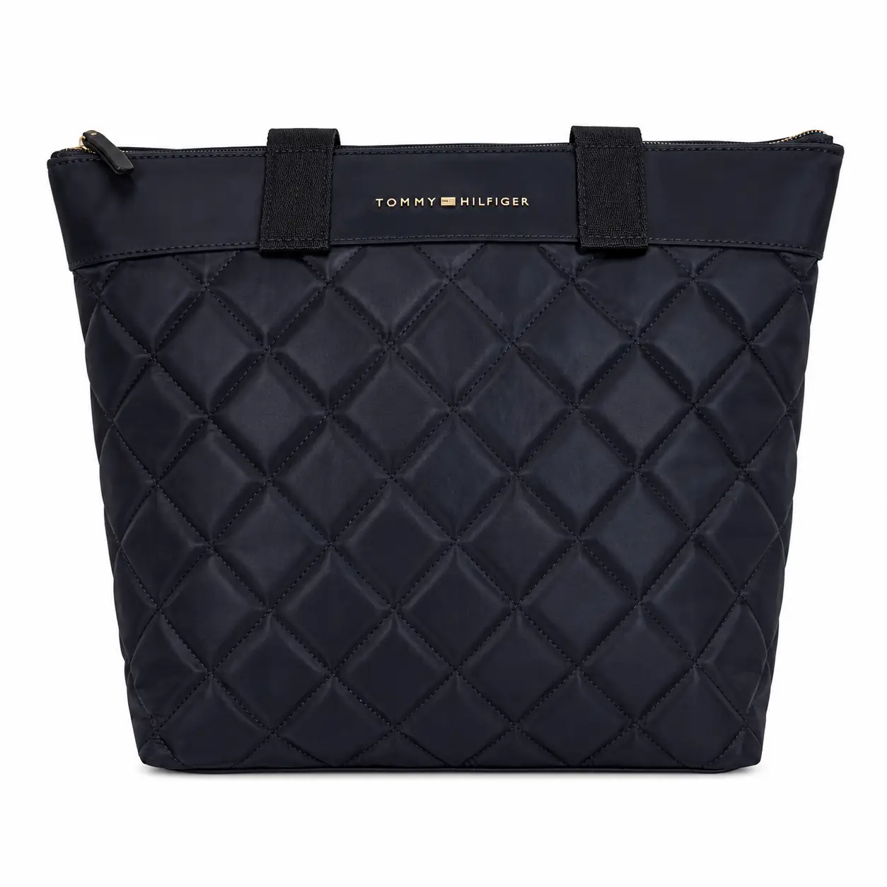 Sac à main Tommy Hilfiger – Matelassé – Bleu Marine Élégant