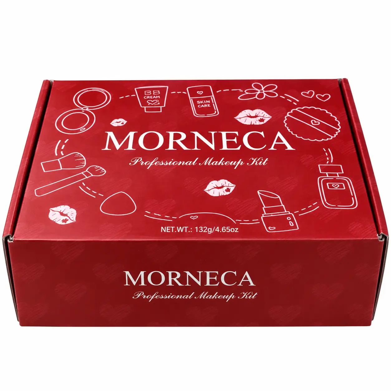 MORNECA Professional Makeup Kit – Coffret Maquillage Complet 58 Couleurs avec Miroir - Image 7
