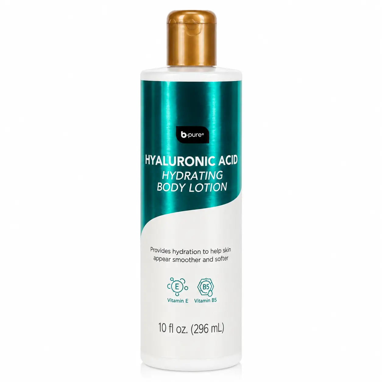 Lotion hydratante pour le corps B Pure Riche en acide hyaluronique pour une peau douce et jeune 296 ml