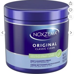 Noxzema – Crème gommage nettoyage Visage Originale – Nettoyage Profond Quotidien – Grande quantite 12 oz (340 g)