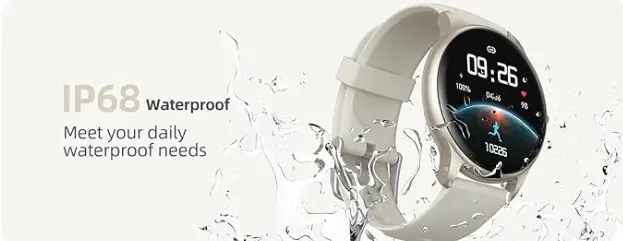 Montre connectée Parsonver (Appels entrants/sortants),Compatible avec les smartphones iOS 9.0 / Android 6.0 ou supérieur, Appels Bluetooth 5.3 (répondre/passer des appels), SMS, messages texte et notifications d'applications - Image 4