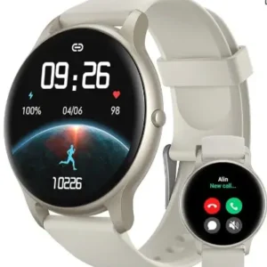 Montre connectée Parsonver (Appels entrants/sortants),Compatible avec les smartphones iOS 9.0 / Android 6.0 ou supérieur, Appels Bluetooth 5.3 (répondre/passer des appels), SMS, messages texte et notifications d'applications