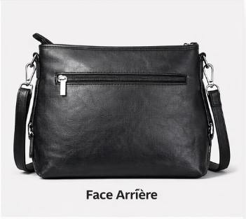 Sac à Main Femme Noir Tressé Marque Receeti – Élégant & Polyvalent - Image 4
