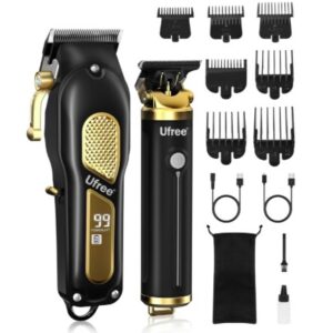 Tondeuse Professionnelle Rechargeable Ufree – Kit Complet de Coupe Cheveux & Barbe