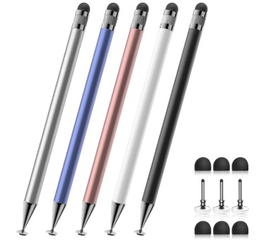 Stylet Bopomofo, Stylet 2-en-1 pour écrans tactiles – Haute précision et sensibilité – Compatible iPhone, iPad et tablettes Android - Image 2