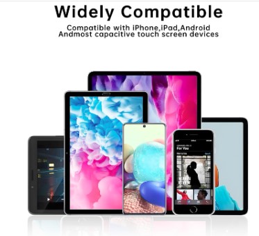 Stylet Bopomofo, Stylet 2-en-1 pour écrans tactiles – Haute précision et sensibilité – Compatible iPhone, iPad et tablettes Android - Image 5