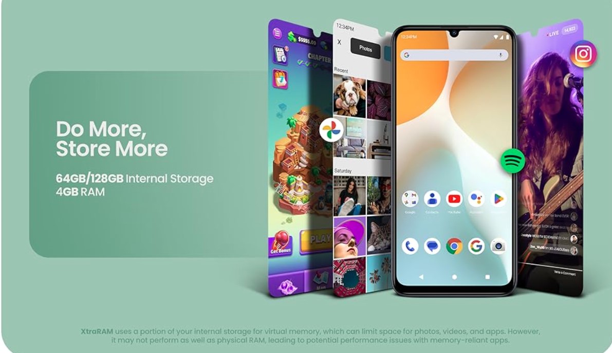 Telephone Android BLU G64L – Smartphone 64GB – Grand écran & Batterie longue durée - Image 8