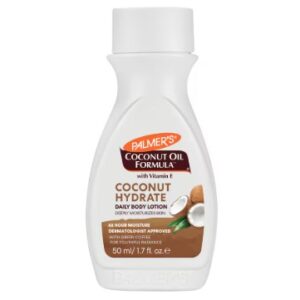 Lotion corporelle quotidienne à l'huile de coco Palmer's l'original. Format de poche 50ml