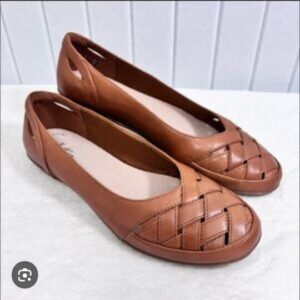 Clarks Gracelin Maze – Chaussures Plates Femme Confort Premium Taille 37 Marron