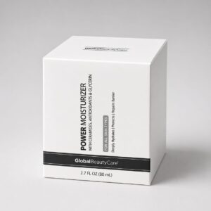 Global Power Moisturizer – Crème Hydratante 50ml, hydratation intense peau douce, fraîche et éclatante.