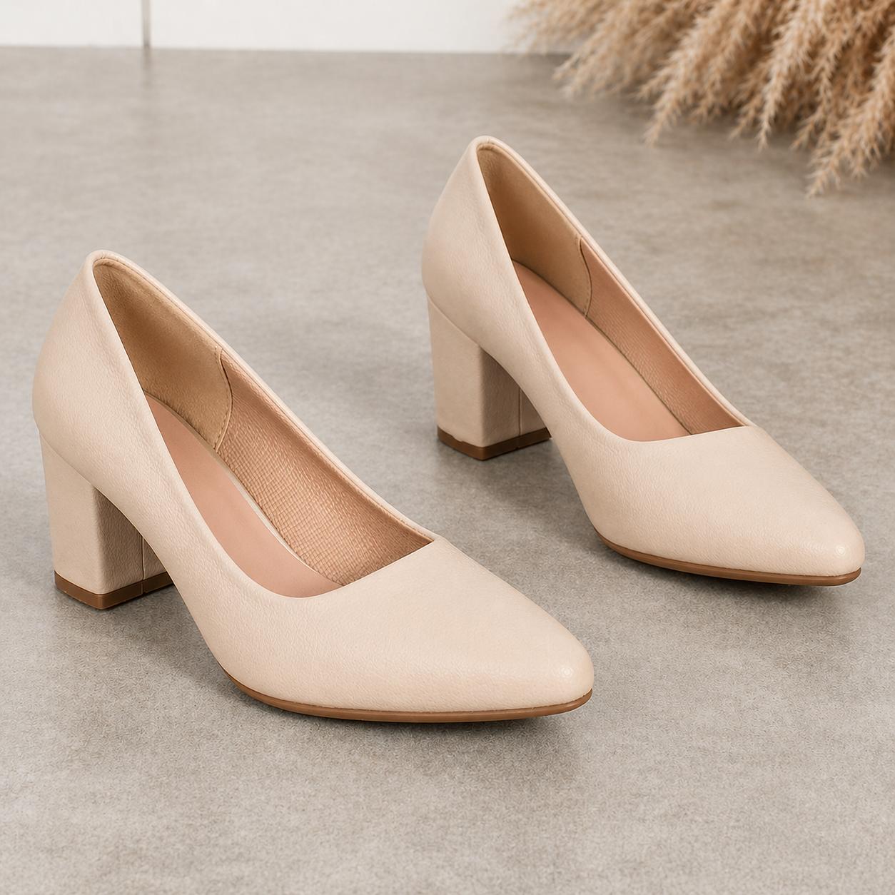 Escarpins pour femme — Élégants, polyvalents et tendance — Bout pointu, style frais, talon épais — Confortables, respirants et antidérapants - Image 3