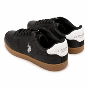 U.S. Polo Assn. – Baskets Casual Homme – Noir & Blanc – Style Moderne Taille 44