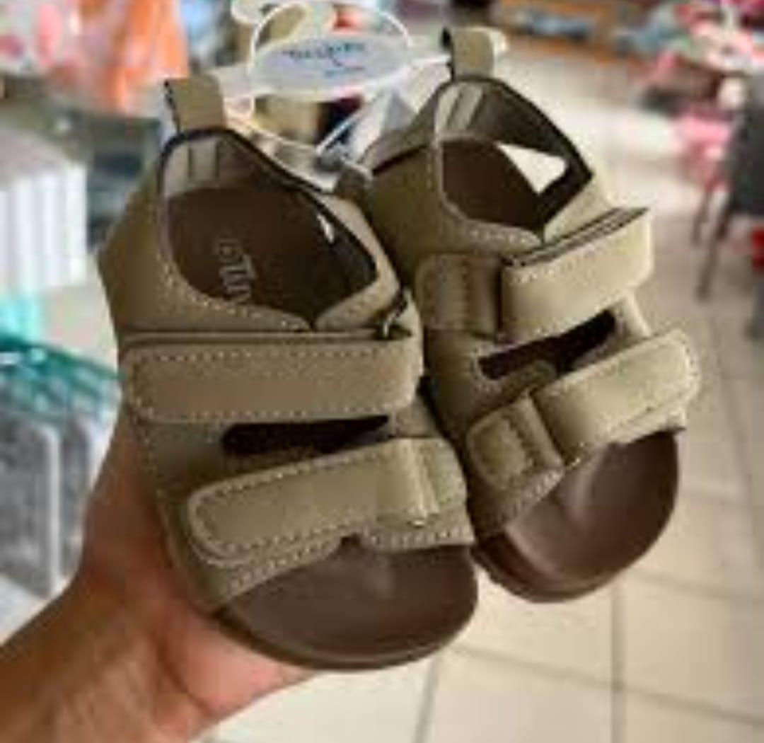Sandales Casual Enfant – Beige – Confortables & Légères Taille 20 et 21