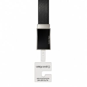 Calvin Klein – Ceinture Homme Réversible Noire  & Noire – Taille L/XL