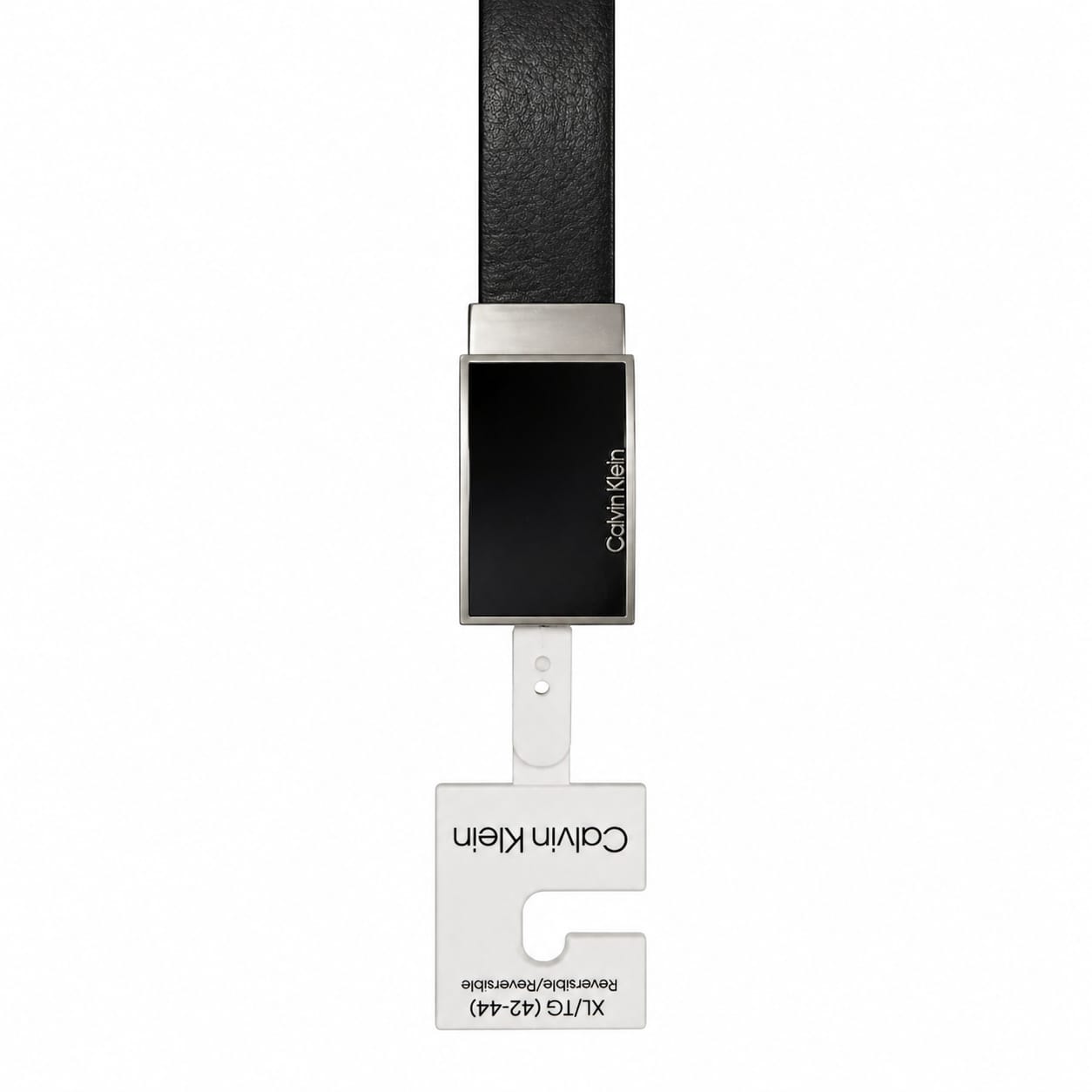 Calvin Klein – Ceinture Homme Réversible Noire & Noire – Taille L/XL