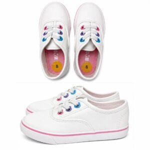 U.S. Sport – Baskets Fille Blanches – Style Coloré & Tendance Taille 25
