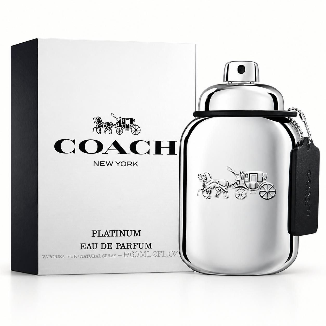 Coach New york Platinum – Eau de Parfum pour Homme (100 ml)