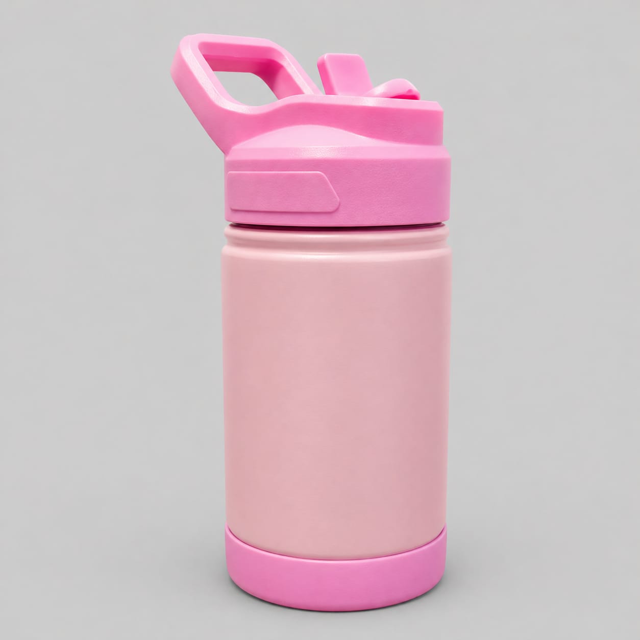 Greenbrier International – Gourde pour enfant en acier inoxydable avec paille, 586ML, motifs assortis,