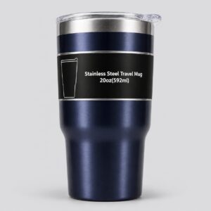 Mug de voyage en acier inoxydable, 592ML
