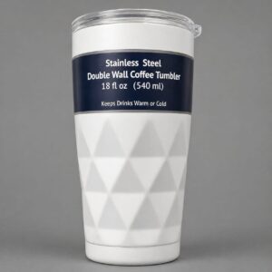 Mug de voyage en acier inoxydable, 540ML