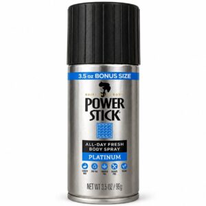Deodorant Spray corporel HOMME Power Stick Platonium3,5 oz (104ML)