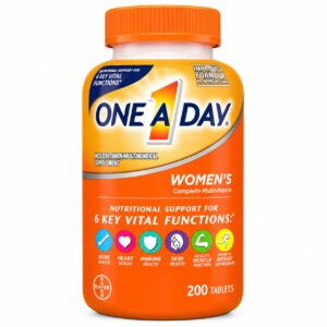 Comprimés de complément multivitaminique et multimineral One A Day pour femmes 200 COMPRIMES