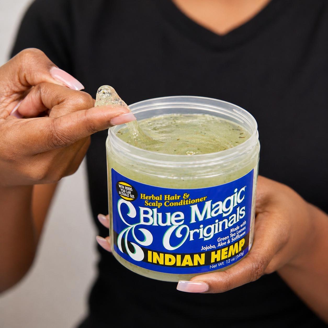 Après-shampoing Blue Magic à l'huile de chanvre indien, 340g (BLMIND) - Image 2