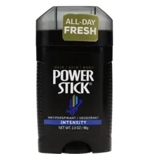Déodorant anti sudorifique Power Stick Intensity pour homme, bâtons de 2 oz
