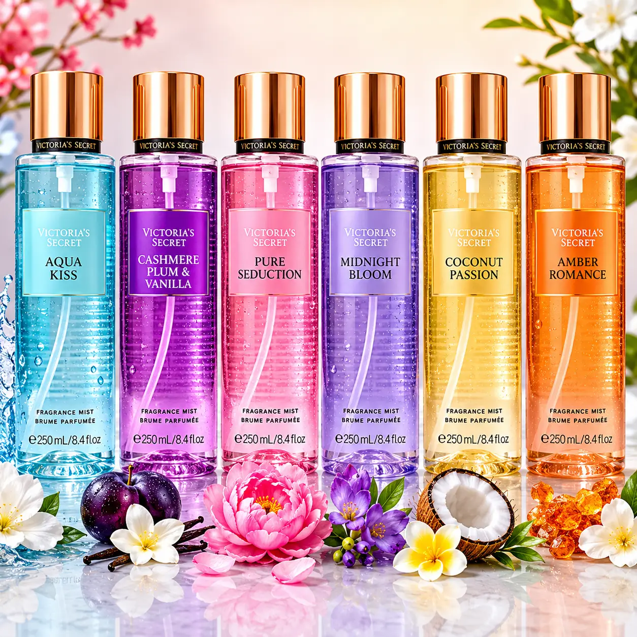 VICTORIA'S SECRET Senteur "Aqua Kiss" Brume Parfumée pour Corps Aqua Kiss, Odeure irresistible et douce - Image 2