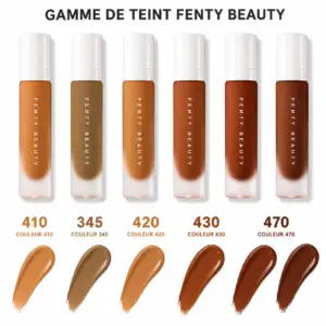 FENTY BEAUTY par Rihanna Fond de teint liquide longue tenue mat doux Pro Filt'r. Couleure 410/420/430/470/345 et plein d'autres