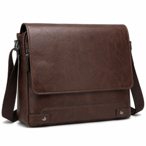 Sac messager et sac à bandoulière 13 pouces pour homme – Sacoche croisée étanche, idéal pour le bureau et les affaires.