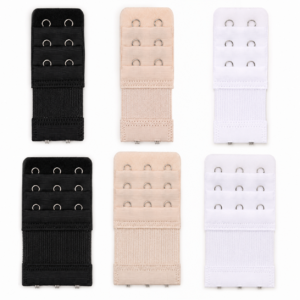 iminoo – Lot de 6 rallonges de soutien-gorge pour femme (2 crochets / 3 crochets)