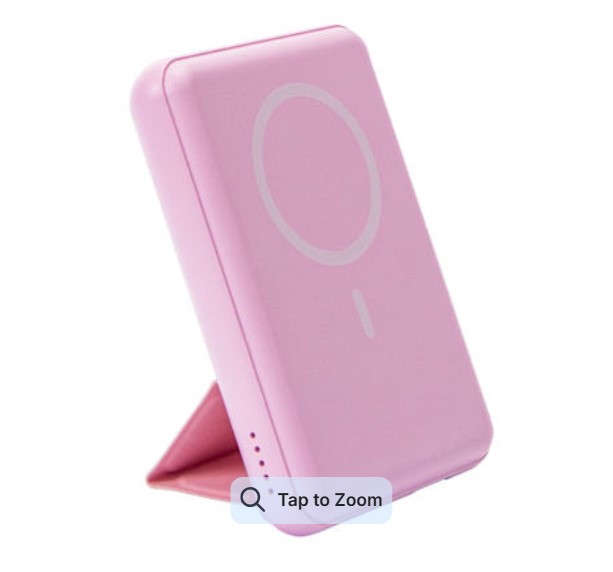 Batterie externe magnétique avec Support intégré (MagSafe compatible) 5000 mAh