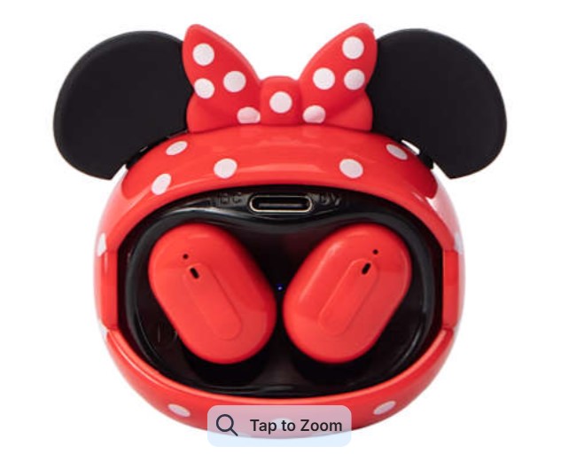 Écouteurs sans fil Disney Minnie Mouse.Ajoutez une touche de style et de fun avec ces écouteurs sans fil Disney Minnie Mouse - Image 2