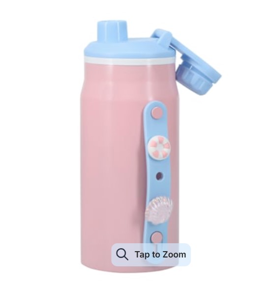 Bouteille d'eau Charm 530ml COULEUR ROSE