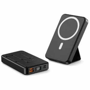 Batterie Externe Magnétique MagSafe 10 000 mAh – Charge Rapide 22,5W avec Support Intégré