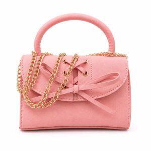 Petite Sac à main élégant Blush kiss avec chaîne dorée tres elegante