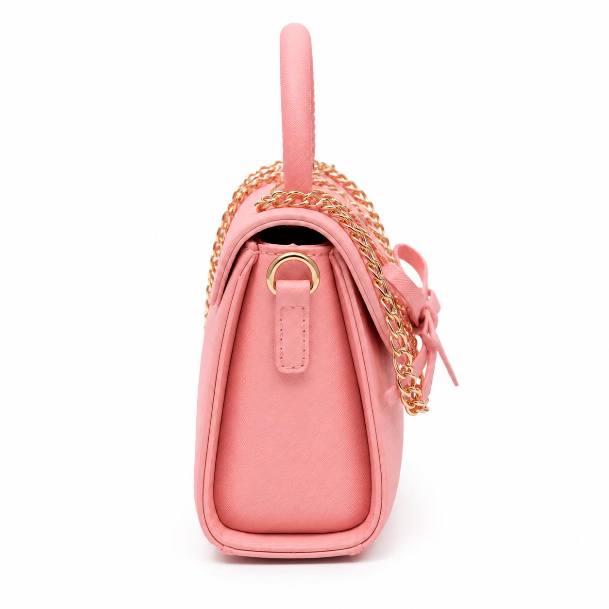Petite Sac à main élégant Blush kiss avec chaîne dorée tres elegante - Image 3