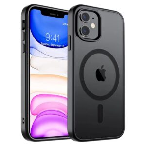SUPFINE Coque magnétique pour iPhone 11 (Compatible MagSafe) – Protection antichute de qualité militaire –