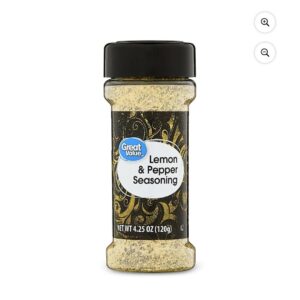 Assaisonnement Citron et Poivre Great Value 120g.Créez les steaks les plus délicieusement assaisonnés