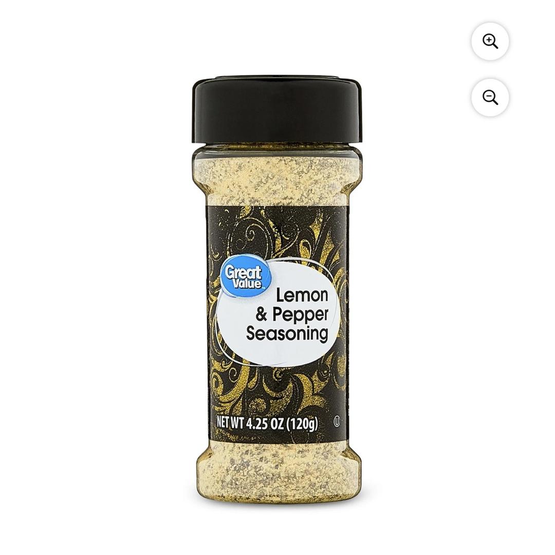 Assaisonnement Citron et Poivre Great Value 120g.Créez les steaks les plus délicieusement assaisonnés