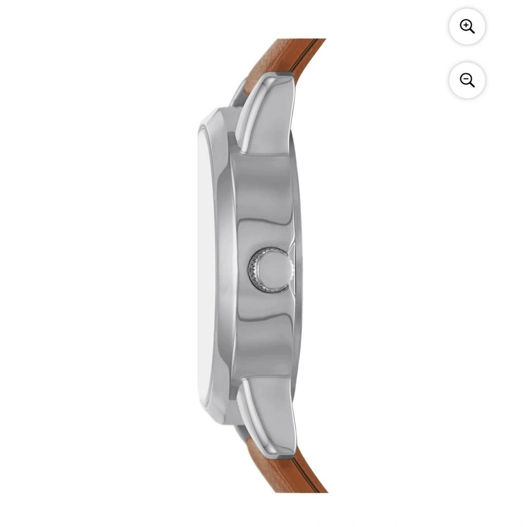 Montre analogique pour hommes George, boîtier argenté de 42 mm où le design moderne rencontre la sophistication classique - Image 2