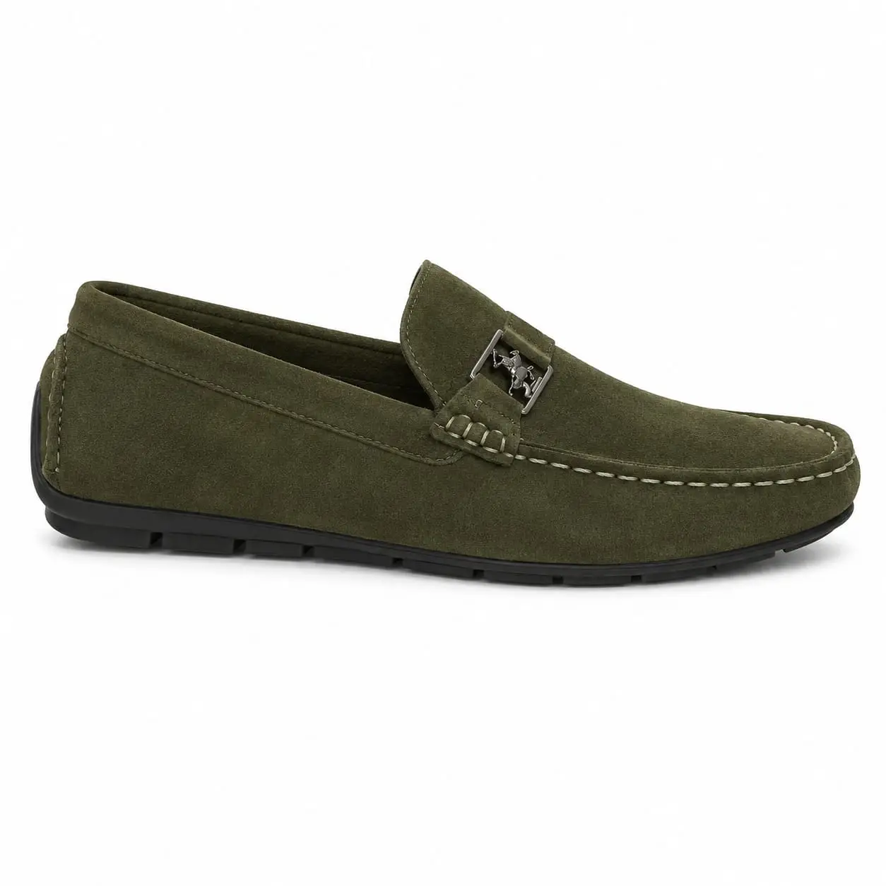 Beverly Hills Polo Club Classic Loafers couleure Olive.une touche d’élégance et de sophistication à votre style Taille 41 - Image 2