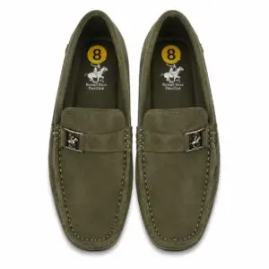 Beverly Hills Polo Club Classic Loafers couleure Olive.une touche d’élégance et de sophistication à votre style Taille 41