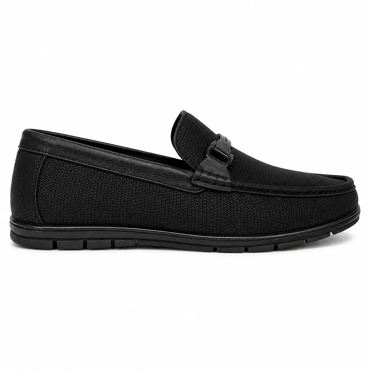 Beverly Hills Polo Club Taille 43 noire Executive Black Loafers,Affirmez votre élégance avec ces magnifiques mocassins Beverly Hills Polo Club - Image 2