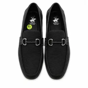 Beverly Hills Polo Club Taille 43 noire Executive Black Loafers,Affirmez votre élégance avec ces magnifiques mocassins Beverly Hills Polo Club