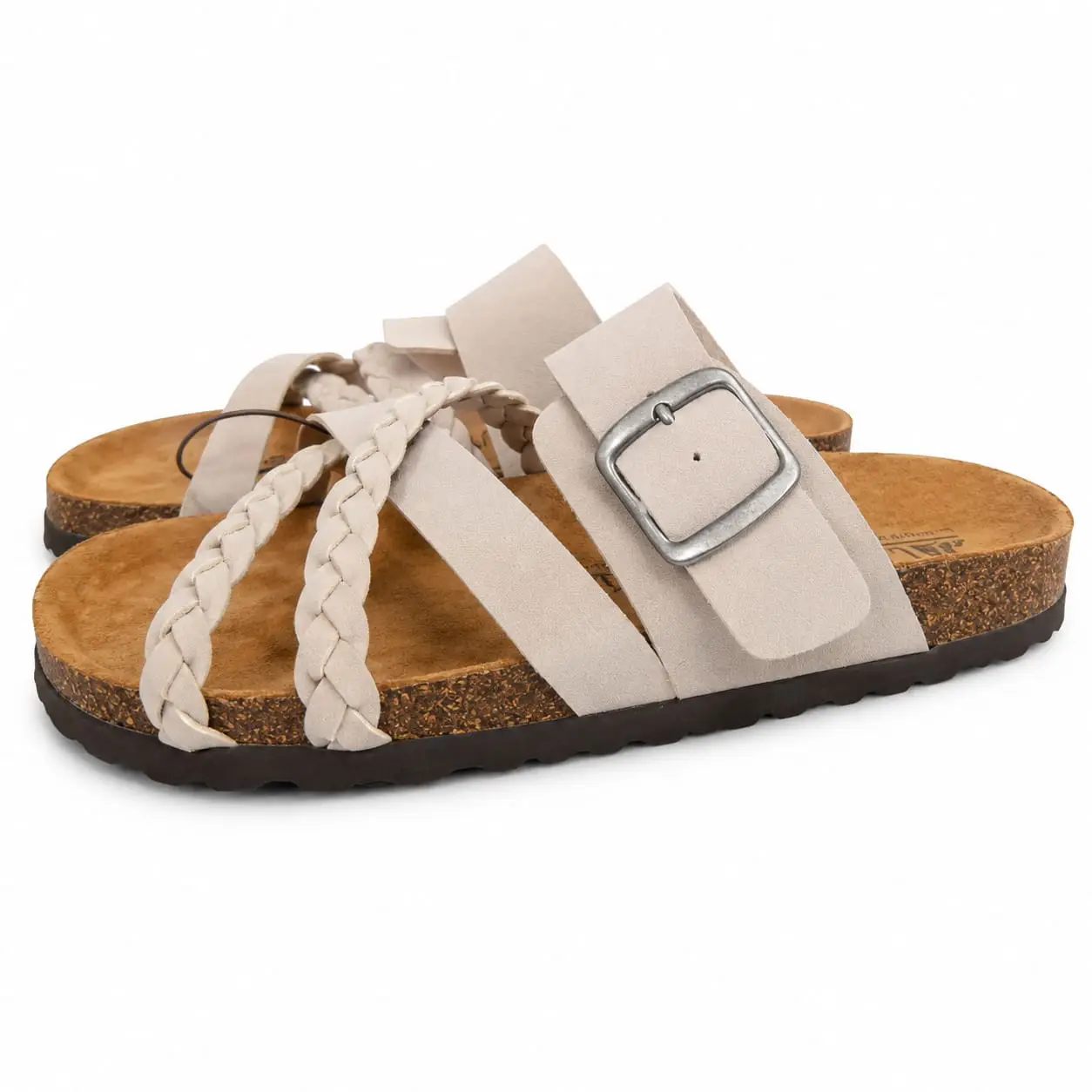 Sandales tressées Cliffs Comfort couleure beige Taille 40 - Image 2