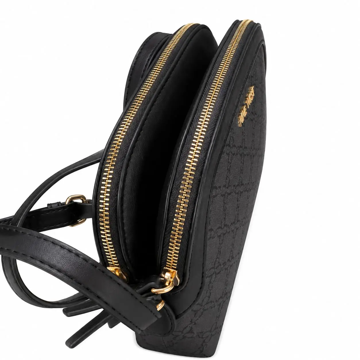 Nine West Calandra Mini Dôme Sac à bandoulière NOIRE elegante qui sort de l'ordinaire, tres solide - Image 2