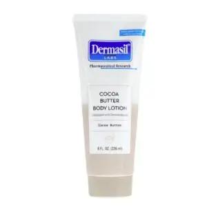 Lotion au beurre de cacao Dermasil, tubes de 236ML, un puissant hydratant enrichi des qualités nourrissantes du beurre de cacao